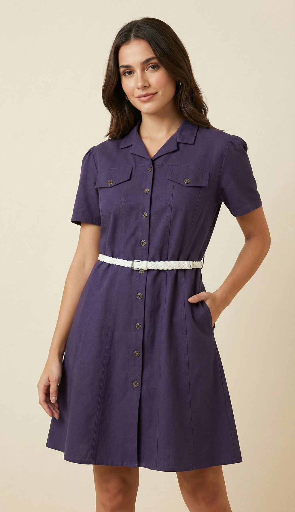 Purple Blue Organic Cotton one pice
