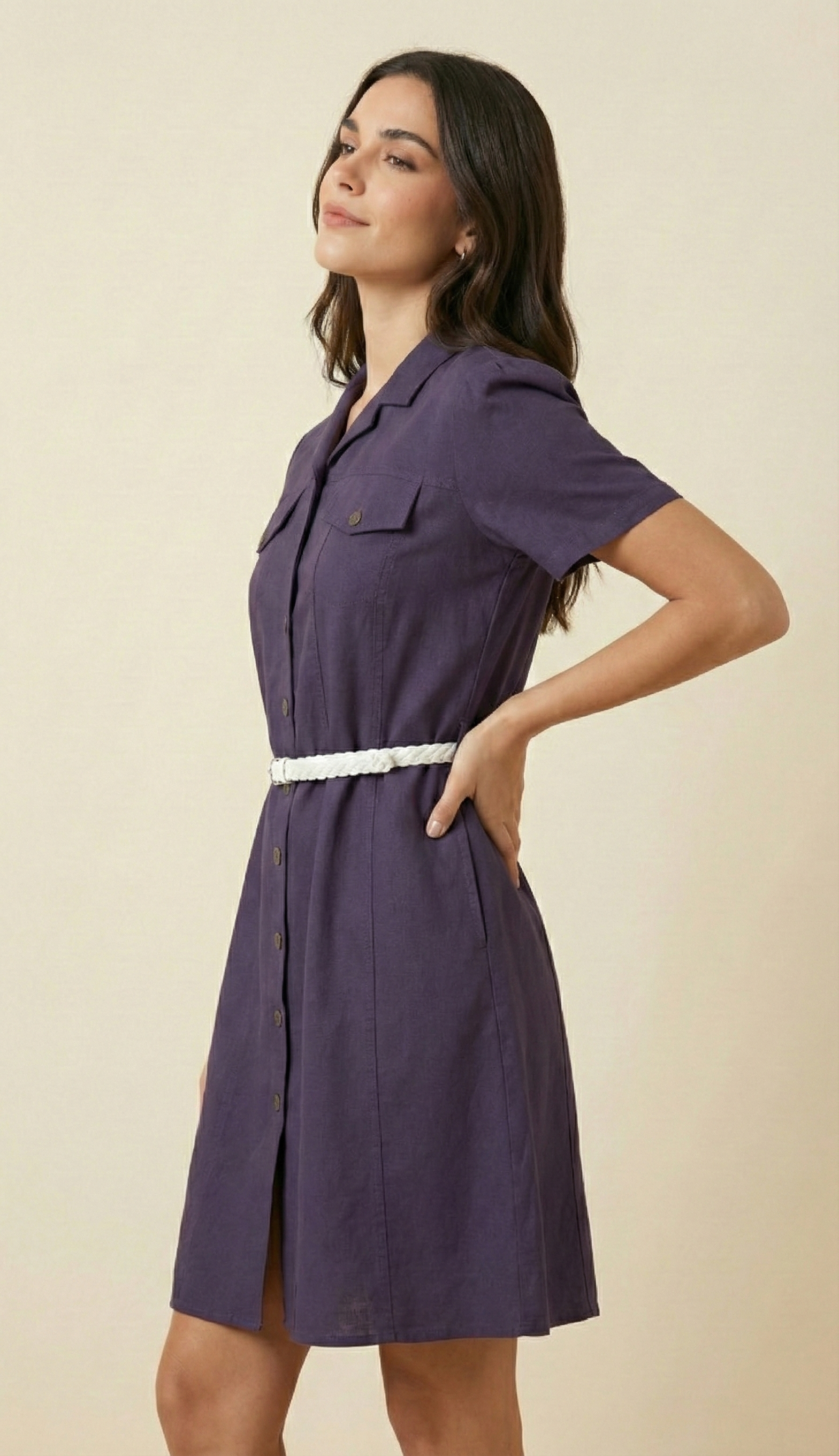 Purple Blue Organic Cotton one pice
