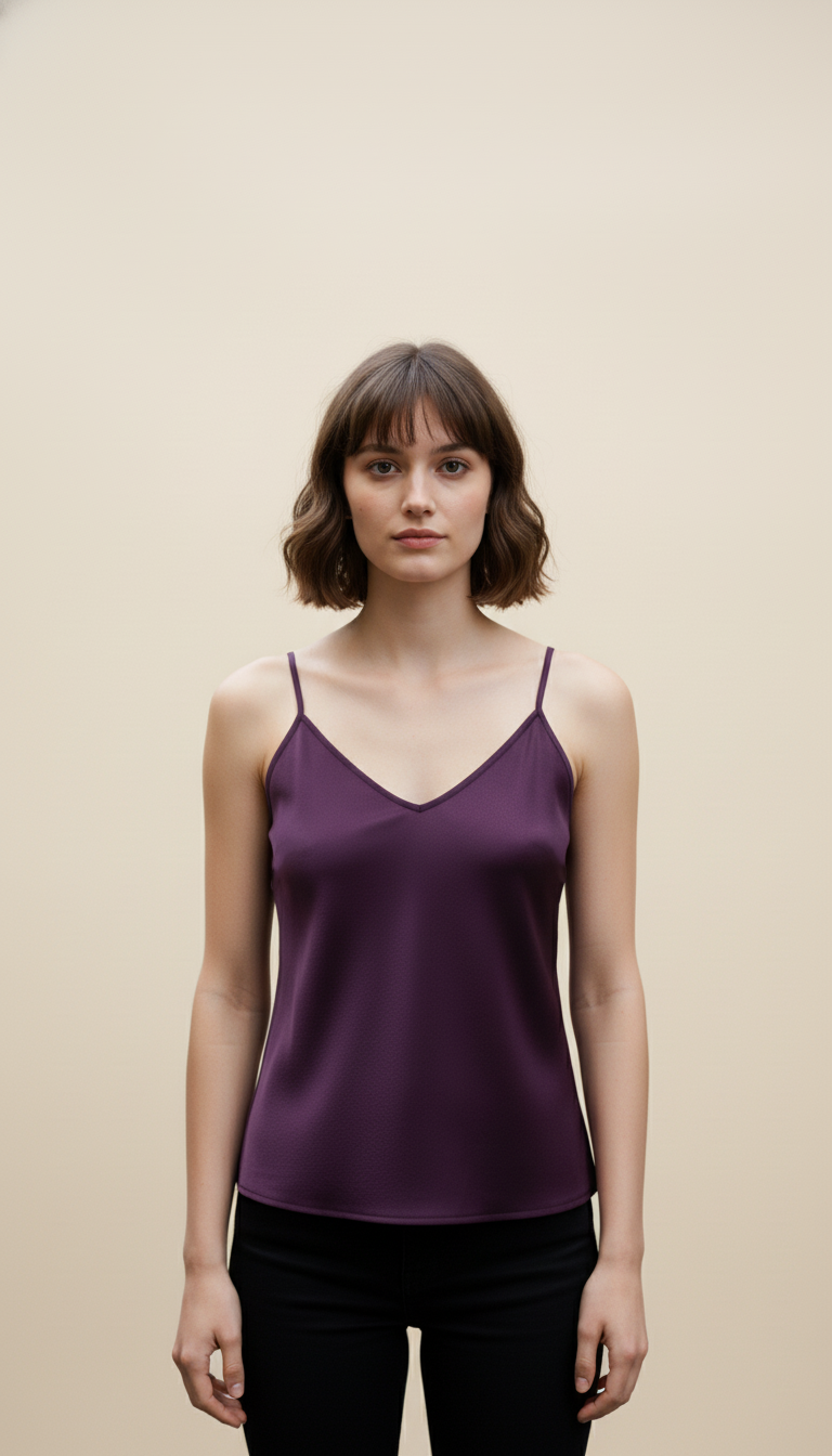 Stylish Wine Top for Women  Cute Long Butterfly Style with Inner Support