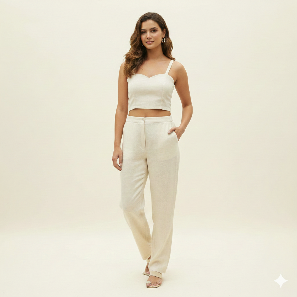 3 pic Organic Cotton Short Coat Co-ord Set