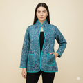 Peacock Blue Warm Jacket