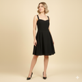 Crepe Black Short One PIc