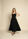 Crepe Black Long One PIc